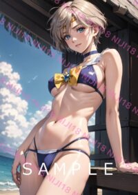 168セーラーウラヌス　美少女戦士セーラームーン アニメ A4 ポスター 01067