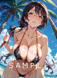 320　化物語 羽川翼 アニメ A4 ポスター 0109M