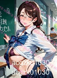638　化物語 羽川翼 アニメ A4 ポスター 010ZR