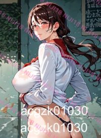 646　化物語 羽川翼 アニメ A4 ポスター 010ZZ
