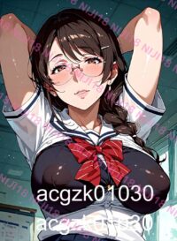 618　化物語 羽川翼 アニメ A4 ポスター 0112I