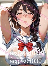 615　化物語 羽川翼 アニメ A4 ポスター 01139