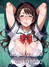 614　化物語 羽川翼 アニメ A4 ポスター 0114B