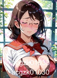604　化物語 羽川翼 アニメ A4 ポスター 0114U