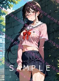 352　化物語 羽川翼 アニメ A4 ポスター 011EH