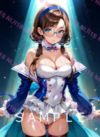 487　真希波・マリ・イラストリアス エヴァンゲリオン A4 ポスター011FO