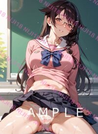 347　化物語 羽川翼 アニメ A4 ポスター 011G5