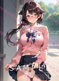 350　化物語 羽川翼 アニメ A4 ポスター 011HB