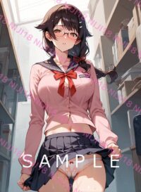 346　化物語 羽川翼 アニメ A4 ポスター 011HC