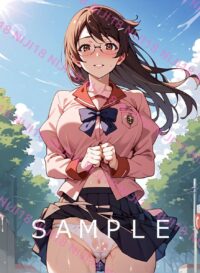 363　化物語 羽川翼 アニメ A4 ポスター 011HK