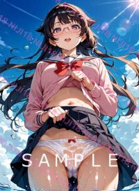 354　化物語 羽川翼 アニメ A4 ポスター 011J9