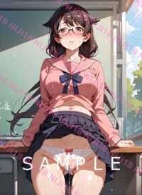 339　化物語 羽川翼 アニメ A4 ポスター 011OG