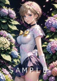 138セーラーウラヌス　美少女戦士セーラームーン アニメ A4 ポスター 011VV
