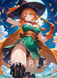 36　魔法使い　女　女魔法使い　ドラゴンクエスト　ドラクエ　 011WD