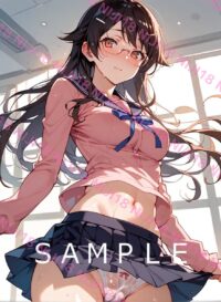 340　化物語 羽川翼 アニメ A4 ポスター 011X3