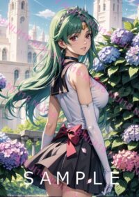 110セーラープルート美少女戦士セーラームーン アニメ A4 ポスター 011XN
