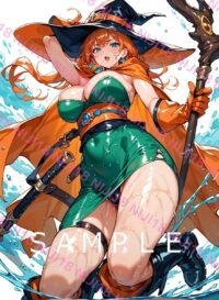 25　魔法使い　女　女魔法使い　ドラゴンクエスト　ドラクエ　 011YP