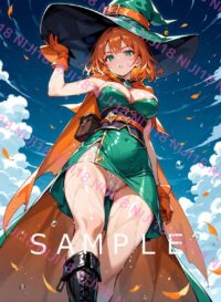 4　魔法使い　女　女魔法使い　ドラゴンクエスト　ドラクエ　 011YW