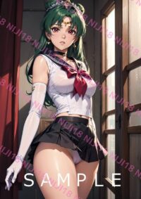 89セーラープルート美少女戦士セーラームーン アニメ A4 ポスター 011YY