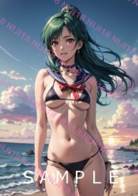 115セーラープルート美少女戦士セーラームーン アニメ A4 ポスター 011Z2