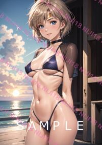 167セーラーウラヌス　美少女戦士セーラームーン アニメ A4 ポスター 01208
