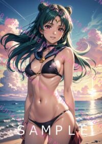 121セーラープルート美少女戦士セーラームーン アニメ A4 ポスター 0120K