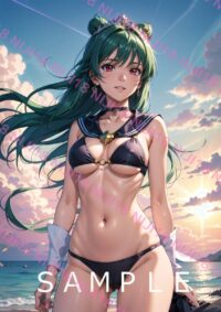 118セーラープルート美少女戦士セーラームーン アニメ A4 ポスター 0120S
