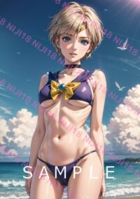 170セーラーウラヌス　美少女戦士セーラームーン アニメ A4 ポスター 0120X