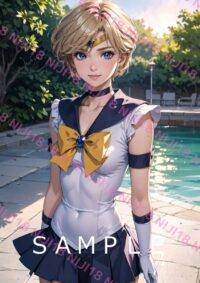 119セーラーウラヌス　美少女戦士セーラームーン アニメ A4 ポスター 0122D