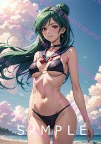 125セーラープルート美少女戦士セーラームーン アニメ A4 ポスター 0122E