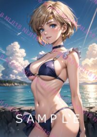 176セーラーウラヌス　美少女戦士セーラームーン アニメ A4 ポスター 0122Q