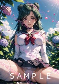 82セーラープルート美少女戦士セーラームーン アニメ A4 ポスター 0125C