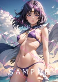 231セーラーサターン美少女戦士セーラームーン アニメ A4 ポスター 01263