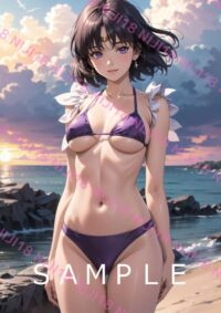 233セーラーサターン美少女戦士セーラームーン アニメ A4 ポスター 0126B