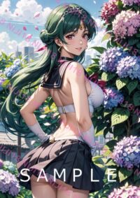 85　セーラーネプチューン美少女戦士セーラームーンアニメ A4 ポスター 012XW