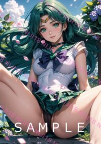 76　セーラーネプチューン美少女戦士セーラームーンアニメ A4 ポスター 0131X