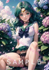 94　セーラーネプチューン美少女戦士セーラームーンアニメ A4 ポスター 0132J