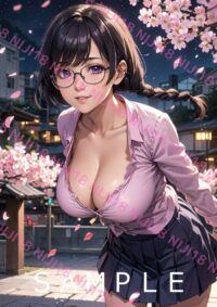 181　化物語 羽川翼 アニメ A4 ポスター 0139T