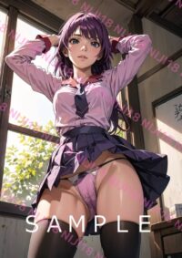17　化物語 戦場ヶ原ひたぎ アニメ A4 ポスター 013A0