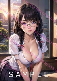 164　化物語 羽川翼 アニメ A4 ポスター 013A2