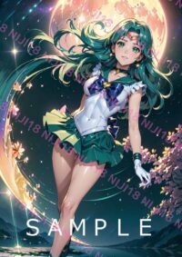 67　セーラーネプチューン美少女戦士セーラームーンアニメ A4 ポスター 013A4