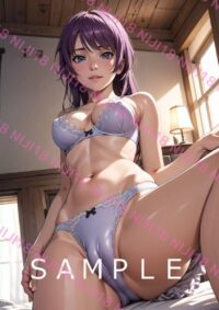 7　化物語 戦場ヶ原ひたぎ アニメ A4 ポスター 013BR