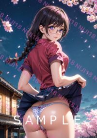 146　化物語 羽川翼 アニメ A4 ポスター 013CG