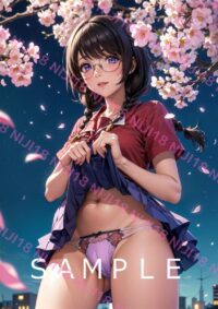 121　化物語 羽川翼 アニメ A4 ポスター 013CO