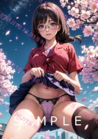 116　化物語 羽川翼 アニメ A4 ポスター 013D2