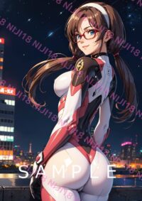 56　真希波・マリ・イラストリアス エヴァンゲリオン A4 ポスター013W1