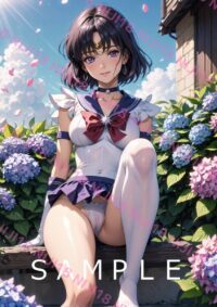 131セーラーサターン美少女戦士セーラームーン アニメ A4 ポスター 013WE