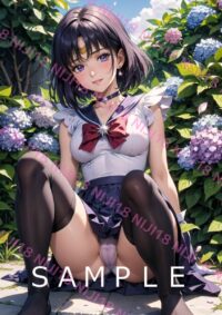 135セーラーサターン美少女戦士セーラームーン アニメ A4 ポスター 013WK