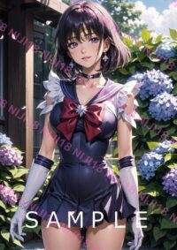 117セーラーサターン美少女戦士セーラームーン アニメ A4 ポスター 013X5