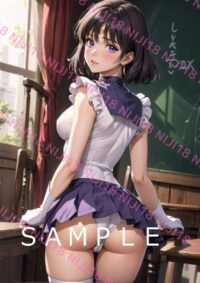 88セーラーサターン美少女戦士セーラームーン アニメ A4 ポスター 013XY